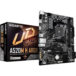 Gigabyte A520M H ARGB - Micro ATX - Socket AM4 - AMD A520
