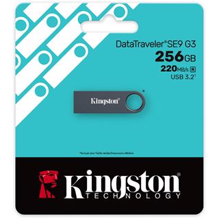 256GB Kingston USB-Stick DataTraveler SE9 G3 - USB 3.2 Gen 1 - Schwarz