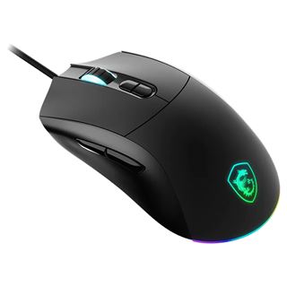 MSI Forge GM320 Gaming Maus, Black, USB