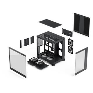 Fractal Design Pop 2 Vision RGB Midi Tower ohne Netzteil schwarz