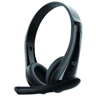 Conceptronic Headset Stereo AUX/Mikro/Bedien. 1.80m sw