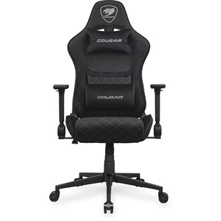 Cougar Gaming-Stuhl Armor One V2 Black F, PVC/Stoff, Schwarz