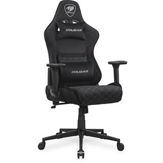 Cougar Gaming-Stuhl Armor One V2 Black F, PVC/Stoff, Schwarz