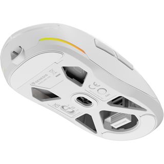 Genesis Gaming Maus ZIRCON 660 PRO kabellos wei&szlig;