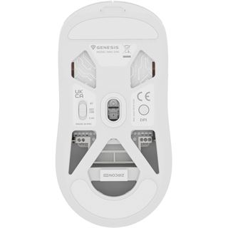 Genesis Gaming Maus ZIRCON 660 PRO kabellos wei&szlig;