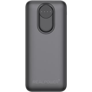 Realpower PB-20000 Pro,20.000 mAh,30W,2x USB-A,1x USB-C black