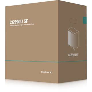 Deepcool CG590U Midi Tower ohne Netzteil schwarz