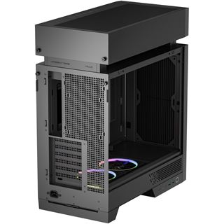 Deepcool CL660 (schwarz/holz, Tempered Glass)