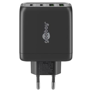 Goobay USB-C Multiport-Schnellladeger&auml;t, PD, GaN, 68 Watt