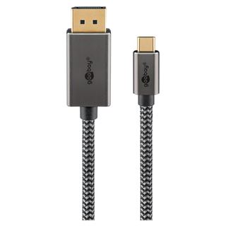 (&euro;6,95*/1m) 2.00m goobay Displayport 1.2 Verbindungskabel USB C