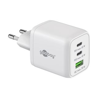 Goobay USB-C Schnellladeger&auml;t Nano, PD, GaN, 65 Watt