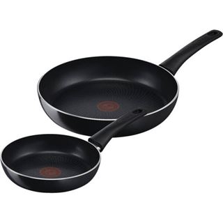 Tefal Pfannen-Set Generous Cook, 2-teilig (schwarz, &Oslash; 28cm,