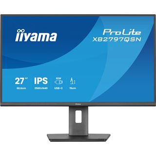 27" (68,58cm) iiyama ProLite XB2797QSN-B1 schwarz 2560x1440 1x