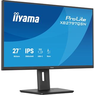 27" (68,58cm) iiyama ProLite XB2797QSN-B1 schwarz 2560x1440 1x