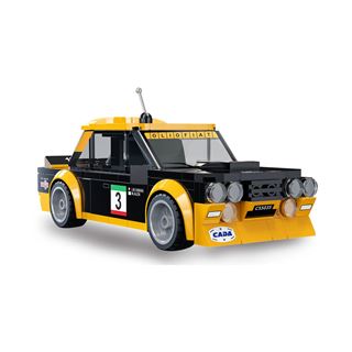 Jamara CaDA Fiat Abarth 131 1:24 schwarz Bricks