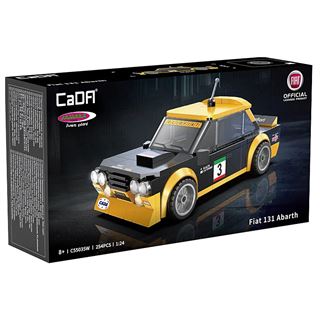 Jamara CaDA Fiat Abarth 131 1:24 schwarz Bricks