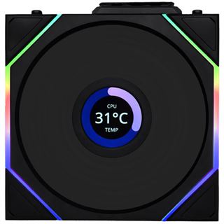 120x124x28mm Lian Li UNI FAN TL Wireless LCD L&uuml;fter, ARGB, PWM -