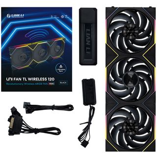 120x124x28mm Lian Li UNI FAN TL Wireless L&uuml;fter, ARGB, PWM,