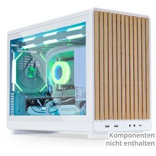 Lian Li DAN Cases A3-mATX Wood Edition PC-Geh&auml;use, Tempered