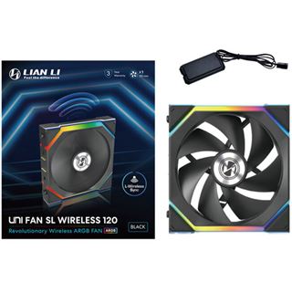 120x124,5x28mm Lian Li UNI FAN SL Wireless ARGB PWM L&uuml;fter -
