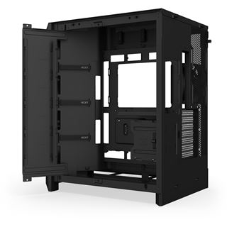 NZXT H9 Flow (2025) Midi Tower ohne Netzteil schwarz / Retourenware