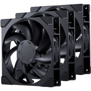 140x140x25mm Phanteks M25 Gen2 PWM L&uuml;fter, 3er-Pack - schwarz