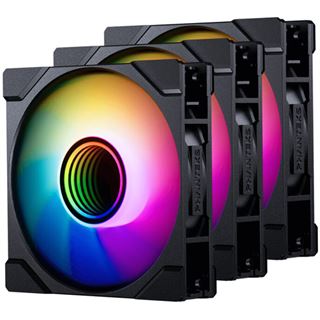 120x120x25mm Phanteks M25 Gen2 PWM D-RGB L&uuml;fter, 3er-Pack -