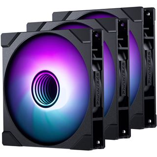 140x140x25mm Phanteks M25 Gen2 PWM D-RGB L&uuml;fter, 3er-Pack -