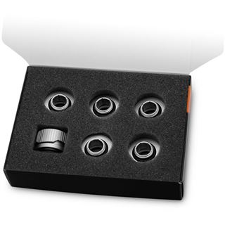 EK Water Blocks EK-Quantum Torque HDC 16 - 6er-Pack, Satin Titanium