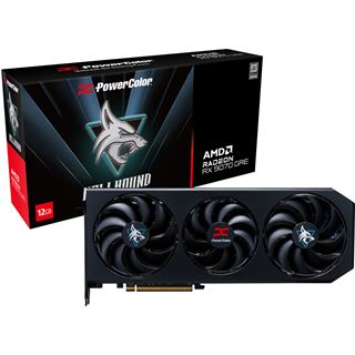 12GB PowerColor Radeon RX 9070 GRE Hellhound Aktiv PCIe 5.0 x16