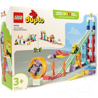 LEGO DUPLO 10478 Town Kreative Sprungschanzen mit kleinen Flitzern
