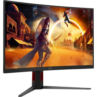 AOC 81,3cm (31,5") C32G4Z 16:09 HDMI+DP+USB Curved Bl/red