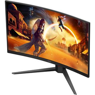 AOC 81,3cm (31,5") C32G4Z 16:09 HDMI+DP+USB Curved Bl/red