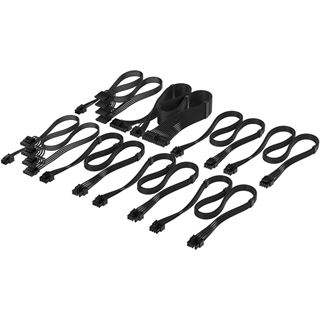 Corsair DC Cable Pro Kit, Individually Sleeved, Black