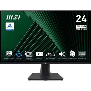 23,8" (60,47cm) MSI Pro MP245G schwarz 1920x1080 1x DisplayPort