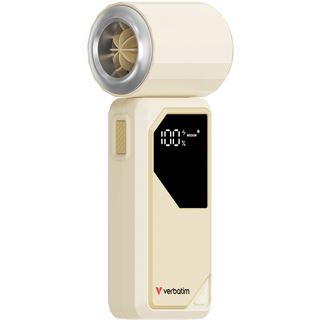 Verbatim Cool�n�go Airjet Handheld Fan White/Silver 32341