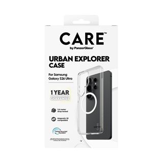 PanzerGlass CARE Urban Explorer Case transp.w. white Qi Samsung