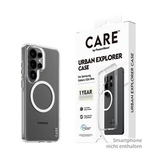 PanzerGlass CARE Urban Explorer Case transp.w. white Qi Samsung