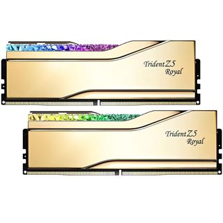 32GB G.Skill Trident Z5 Royal RGB Gold DDR5-6000 DIMM CL28 Dual Kit