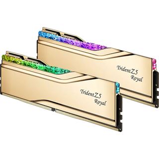 32GB G.Skill Trident Z5 Royal RGB Gold DDR5-6000 DIMM CL28 Dual Kit