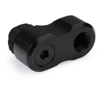 Alphacool Apex Grip offset 27mm 2x 90&deg; OT/IT G1/4 rotatable black