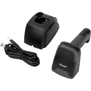 Equip 2D-Barcodescanner Laser Wireless/2.4GHz+BT+Hlt grau