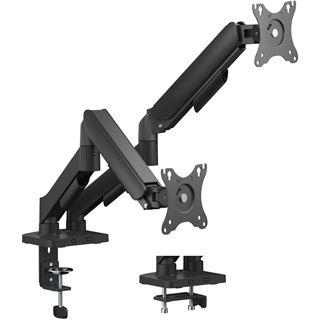 Equip Tischhalterung 17"-32"/2TFT 360? Gasfeder 9Kg schwarz
