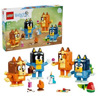 LEGO Bluey 11217 Blueys Familie aus Steinen