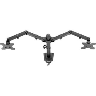 goobay Monitor-Halterung Flex 58529 schwarz f&uuml;r 2 Monitore,