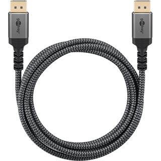 (&euro;6,30*/1m) 3.00m goobay Displayport 2.1 Anschlusskabel Stecker