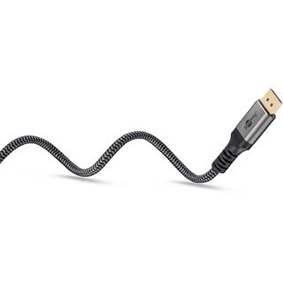(&euro;6,30*/1m) 3.00m goobay Displayport 2.1 Anschlusskabel Stecker