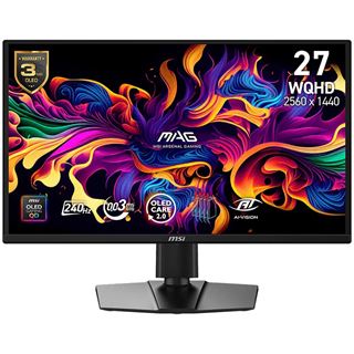26,5" (67,31cm) MSI MAG 272QPDE QD-OLED X24 schwarz 2560x1440