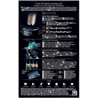 Oral-B iO Series 10 , Elektrische Zahnb&uuml;rste (gold/schwarz,