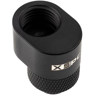 XSPC G1/4 Rotary 7mm Offset Fitting - mattschwarz